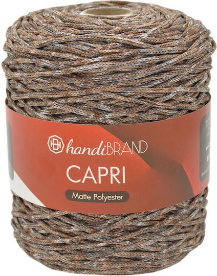 Κορδόνι Capri Matte Polyester 300γρ Δίχρωμο Nude Καφέ