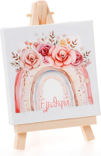 Taufgeschenk Staffelei Leinwand – Romantischer Regenbogen Ct-42 15x10cm 24 Stück Bellissimo Bls-25-ct-42