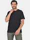 Kurzarmbluse Black