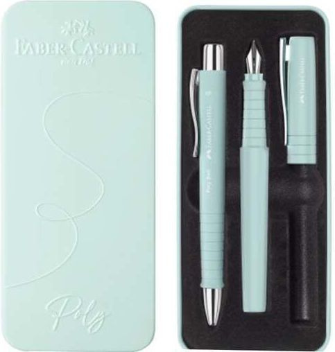 Σετ Δώρου Faber Castell Πένα & Στυλό Poly Μέντα