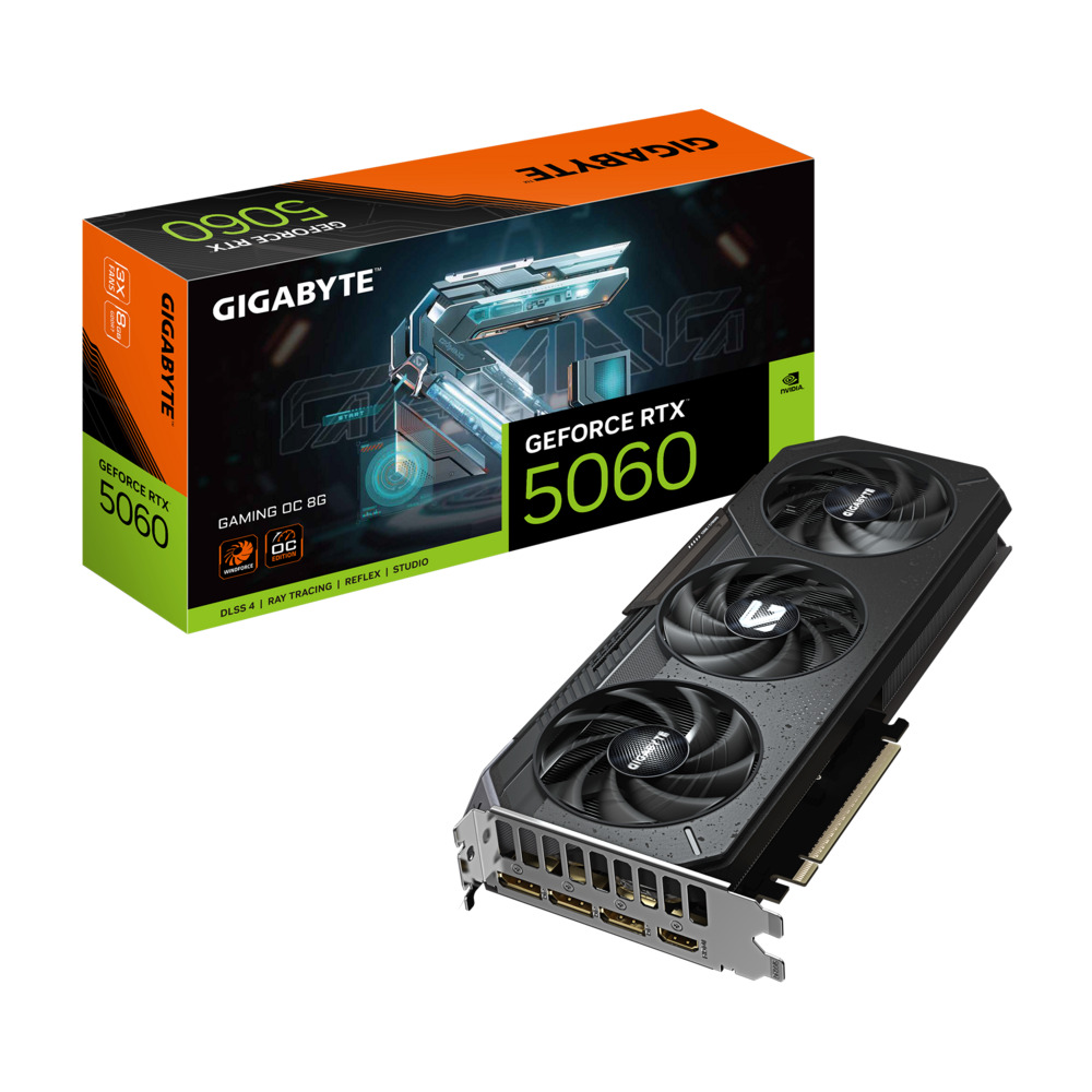 Gigabyte GeForce RTX 5060 8GB GDDR7 Gaming OC Κάρτα Γραφικών