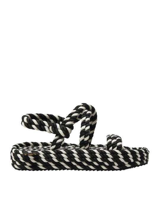 Bohonomad Γυναικεία Σανδάλια Flatforms Λευκά