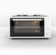 Crown Cuptor electric 45lt cu 2 arzatoare Alb