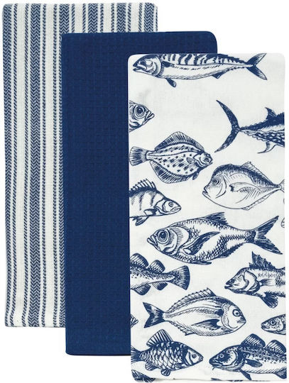 Kenko Towel in Blue Color 40x60cm 3pcs Kenko Towel in Blue Color 40x60cm 3pcs