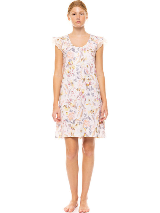 Pink Label Cămașă de noapte pentru Femei Floral Rose Pink Label Cămașă de noapte pentru Femei Floral Rose