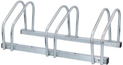 Dresco 3-Bicycle Parking Bar Silver 5110254