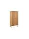 Norsica Dunmavo 107 Δίφυλλη Ντουλάπα Δρυς 100x55x200cm