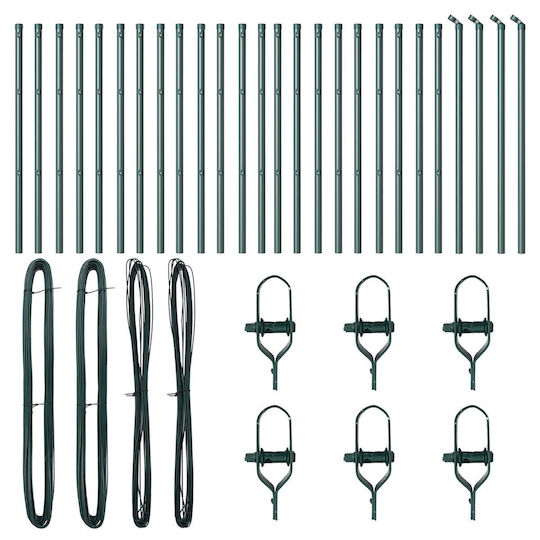 vidaXL for Pergola made of Steel 3.2x3.2cm 26pcs