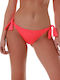 Slip Bikini cu Dantelă Coral