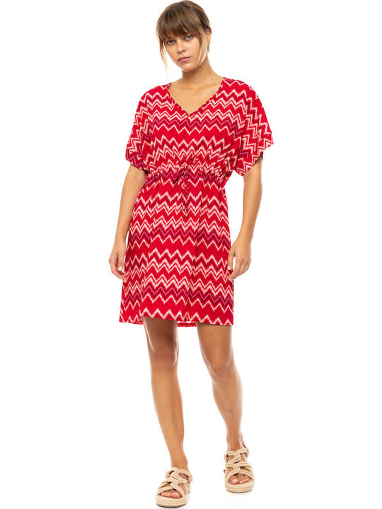 Pink Label Red Beach Dress
