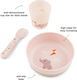 Done by Deer Feeding Set made of Plastic Pink 3pcs
