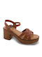 Sandalen Braun