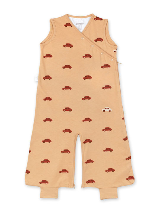 Bemini Summer Sleeping Bag with Feet Magic 0.5 Tog Beige