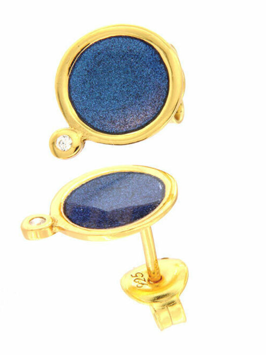Arteon Earrings made of Silver Gold Plated with Stones