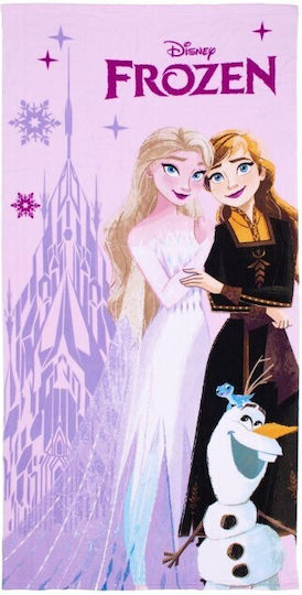Quick Dry Beach Towel Disney Home Frozen 88 70x140cm Pink Dimcol