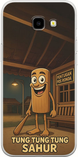 Brainrot Tung Tung Tung Sahur Samsung Galaxy A5 2017 Гъвкав TPU Прозрачен Силикон