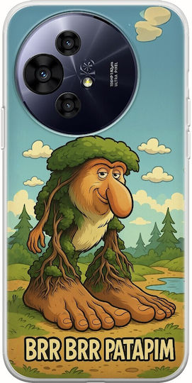 Brainrot Brr Brr Patapim Tcl 50 Pro Nxtpaper 5g Flexible TPU Transparent Silicone