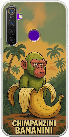 Brainrot Chimpanzini Bananini Realme 5 Pro Flexible Tpu Διάφανη Σιλικόνη