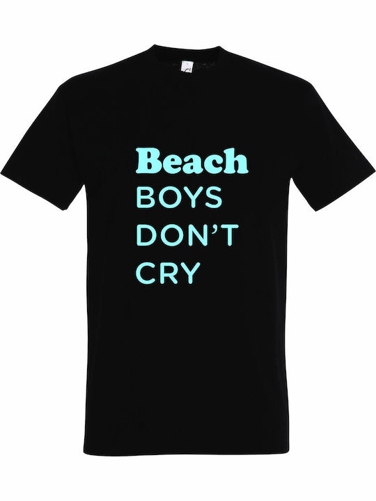 Unisex T-Shirt "Beach Boys Don't Cry" Schwarz