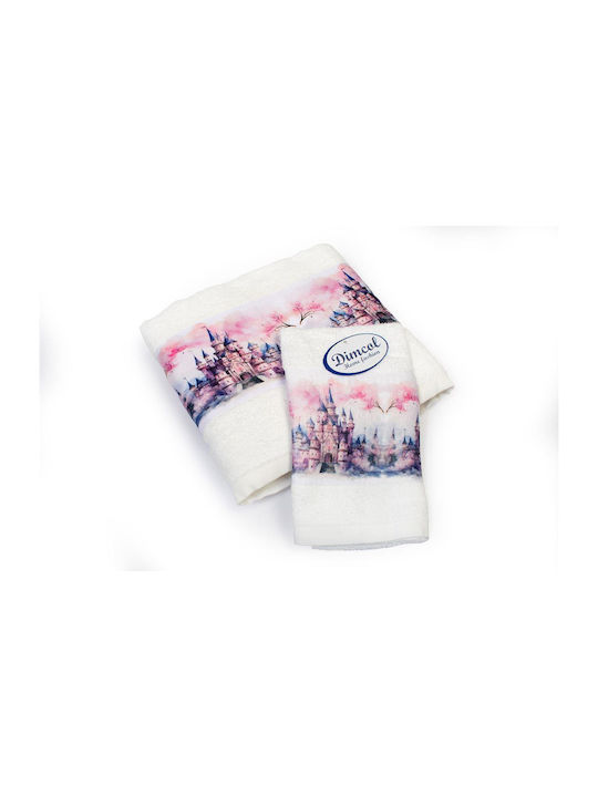 Dimcol Комплект бебешки кърпи 2бр White Тегло 400гр/кв.м