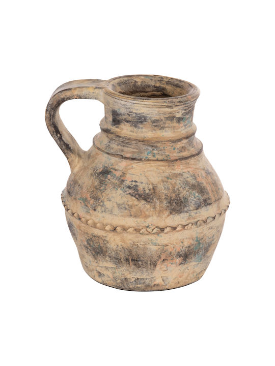 HomeMarkt Decorative Vase Vermo Beige 20x20x20cm