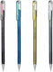 Pentel Метални Химикали Химикалка 4 Бройки