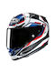 HJC Rpha 12 Brels MC21 White Black Red Blue Мотоциклетна каска Full Face ECE 22.06