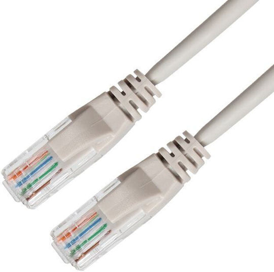 Vcom Cable Utp Cat-5e 2m Gray