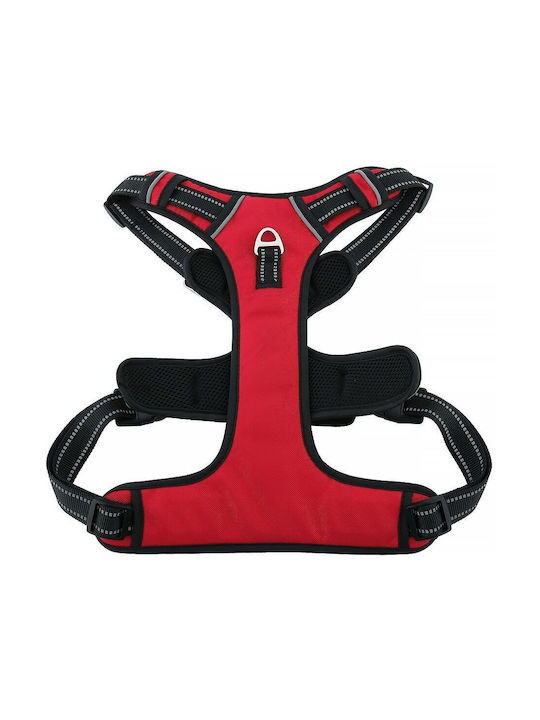 Dog Harness Oxford A Size L Red Black Oem