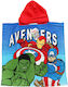 Marvel Avengers Παιδικό Βαμβακερό Πόντσο Θαλάσσης 55x110εκ Ye18250 Μπλε