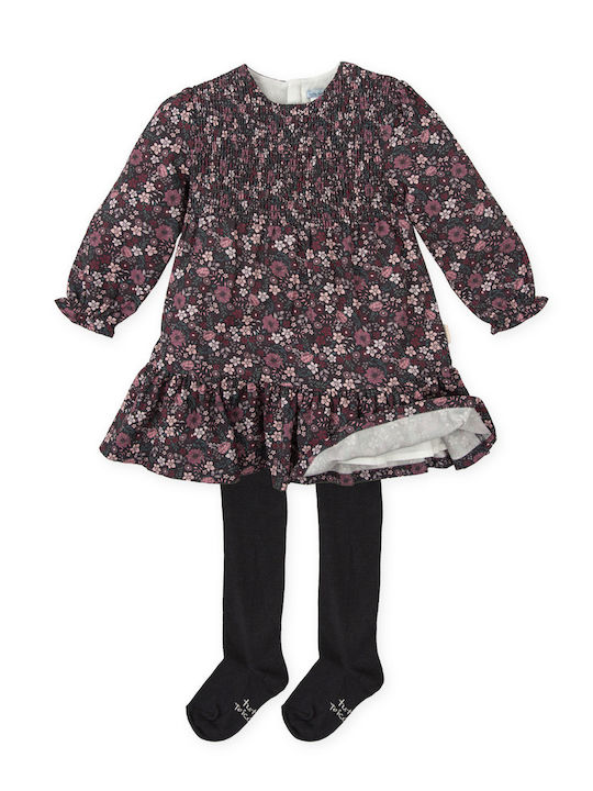 Mädchenkleid Anthrazit