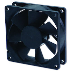 80mm Fan Evercool Ec8025th12ba 4-pin Pwm 4000 Rpm Black