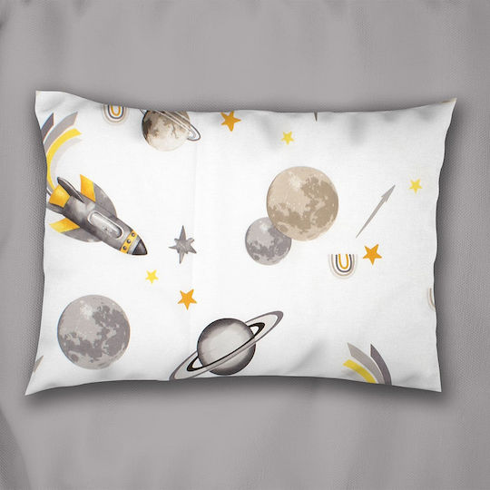 Dimcol Baby-Kissenbezug White-grey 45x35cm