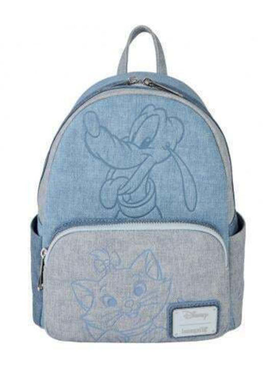 Loungefly Παιδική Τσάντα Πλάτης Μπλε 22.86x11.43x26.67εκ. Disney Denim