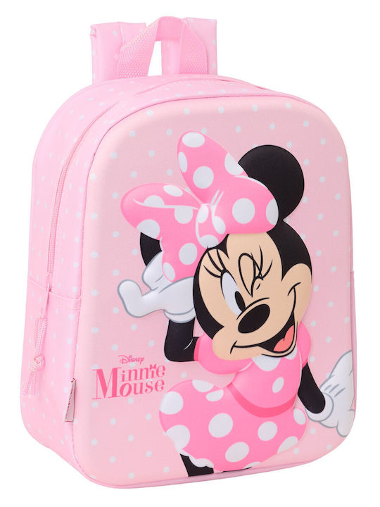 Minnie Mouse Ghiozdan Școlar De Spate Grădinița Roz