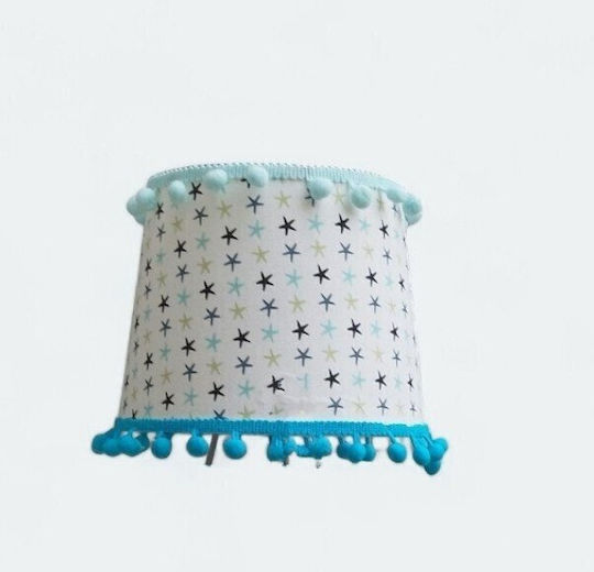 Lampshade Blue Stars Dimensions 15*12*10