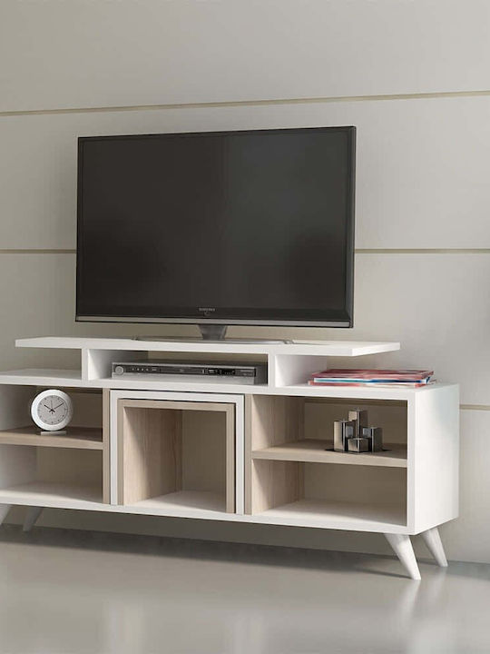 TV Stand Kutay White-cordoba L120xD29.5xH56.9cm