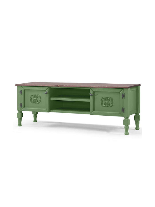 TV-Möbel Hölzernes Ada Light Green L150xB50xH40cm