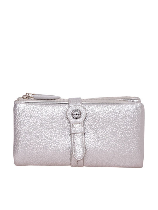 Bag to Bag Γυναικείο Πορτοφόλι Ασημί