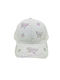 Kids' Hat Jockey Fabric White