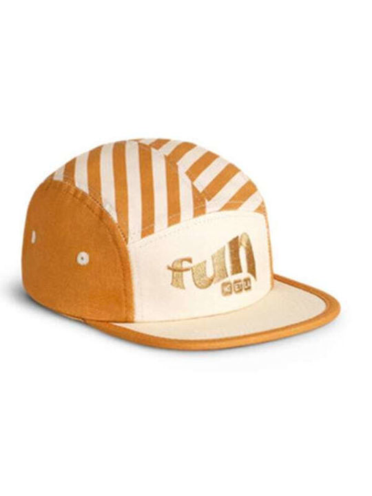 KiETLA Kids' Hat Jockey Fabric Sunscreen Beige