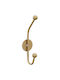 Wallity Wall Hanger Metal 2 Hooks Yellow 6x24x9cm
