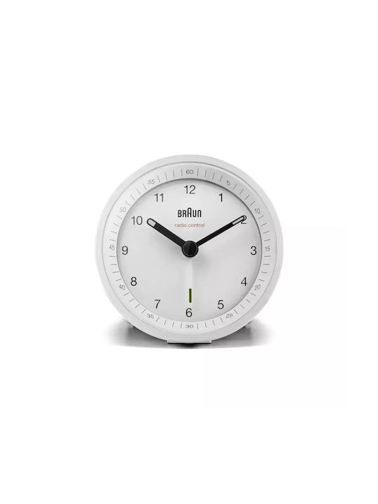 Braun Επιτραπέζιο Ρολόι με Ξυπνητήρι Λευκό 160457