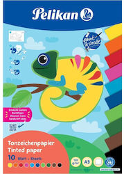 Pelikan A3 Construction Paper Pad - Double-Sided 10 Sheets 101998 4012700101990 Pelikan A3 Construction Paper Pad - Double-Sided 10 Sheets 101998 4012700101990