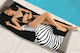 Feel & Touch Πετσέτα Microfiber Σώματος Μαύρη 160x80εκ.