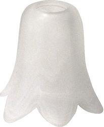 Lampshade Glass Replacement E14 White 11x10.5cm Sinialo 2900468