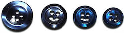 Shirt Button 13mm Dark Blue