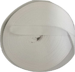 White Bias Tape 0.5 cm Width fkl101
