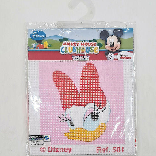 Daisy Duck Disney Stickset beinhaltet Fäden Nadel Gesamttuchmaße 15x18 Designmaße 12x12