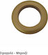 Plastic Round Curtain Rings 1 Piece Φ Bronze 28mm